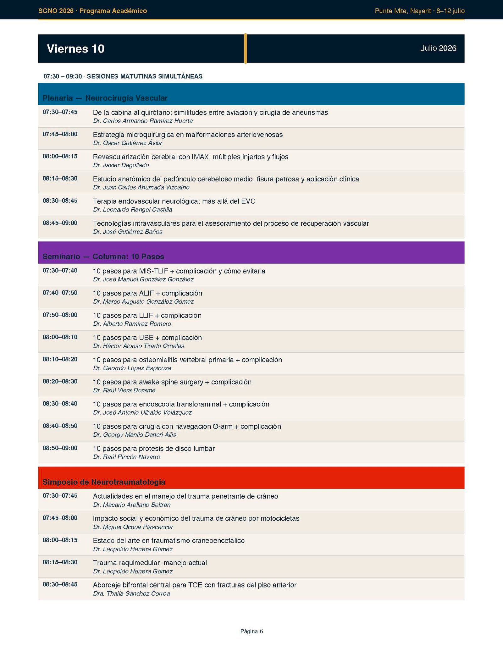Programa Página 6