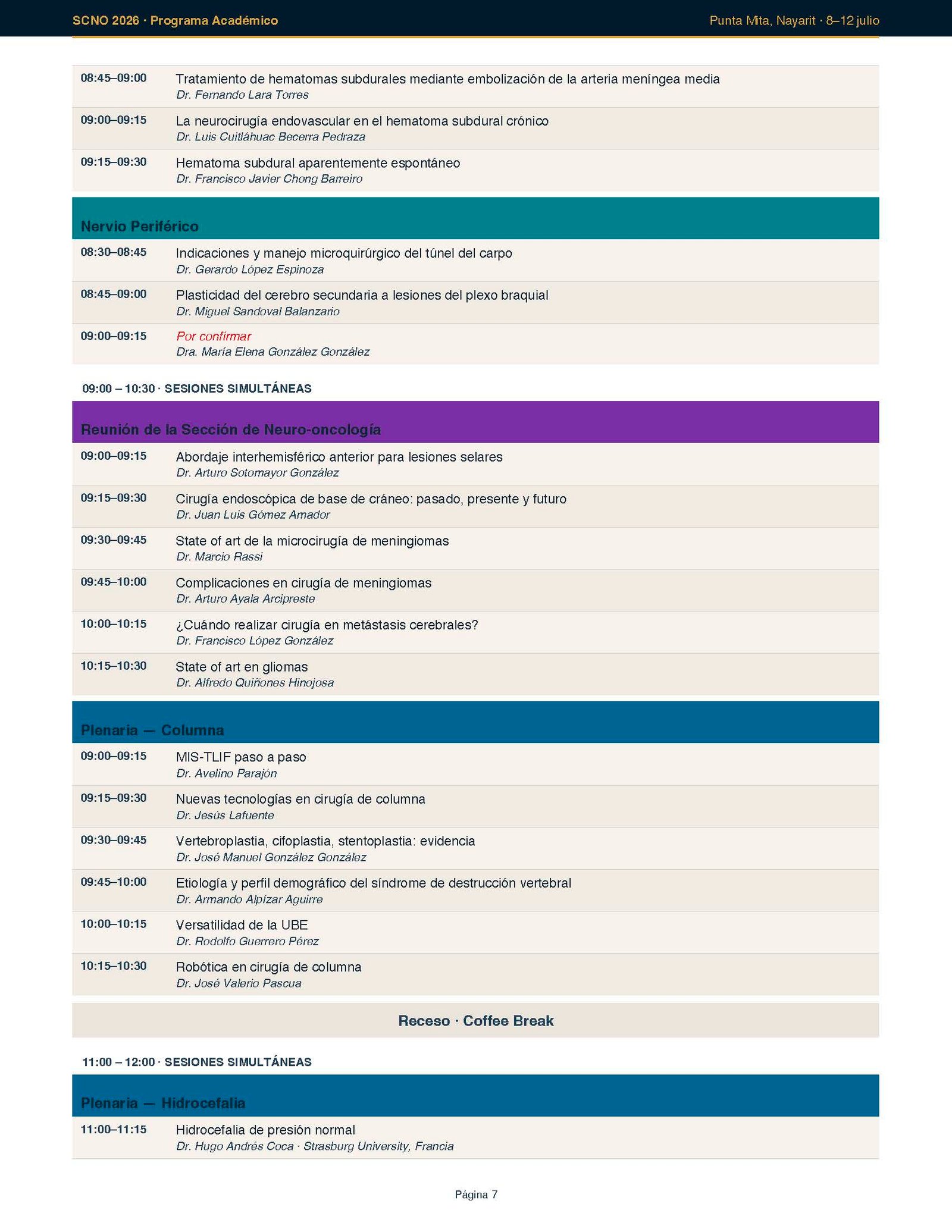 Programa Página 7
